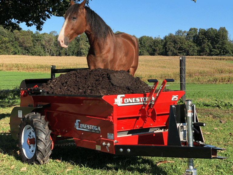 CM-25 compact manure spreader from conestoga manufacturing in PA