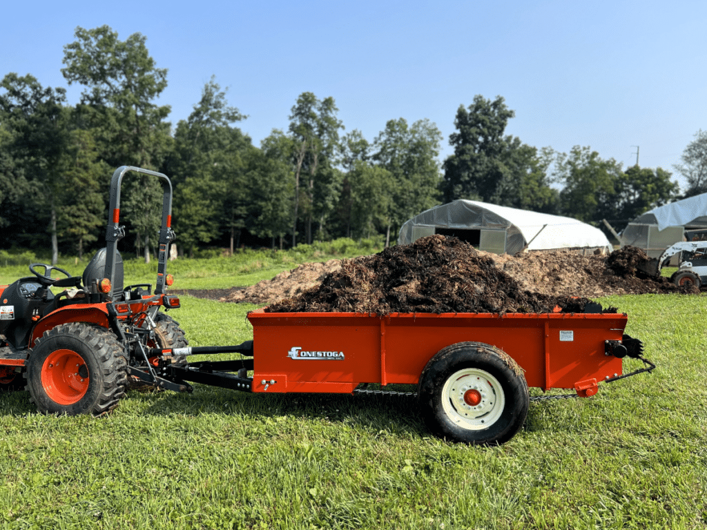 C-80 mid sized manure spreader in California state